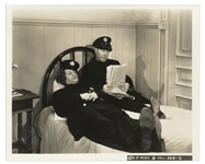 10" x 8" Glossy Photo From the 1936 Three Stooges Film "False Alarms" -- Very Good Condition